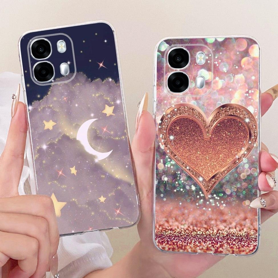 Klares Gehäuse für Oppo A6s 5G Hülle CPH2789 Luxuriös Süß Mode Schmetterling Cool Bemalte Abdeckung für Oppo A6s 4G CPH2815 Handyhülle