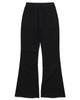 MOAA Raw Edge Flare Sweatpants (Black)