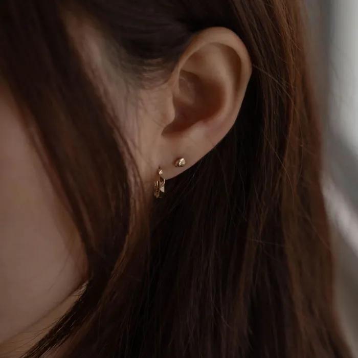 14k gravel piercing