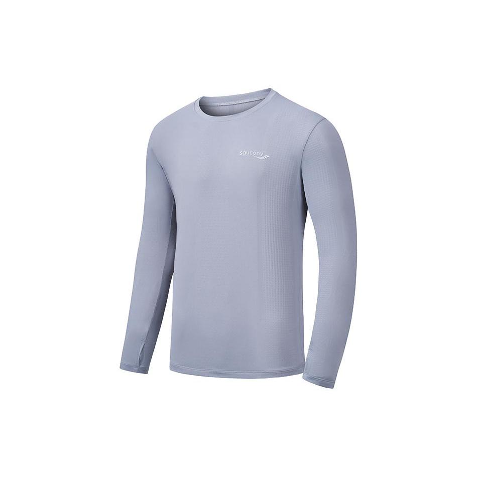 Saucony T Shirt Men s Light Mist Gray SC2249047B-GR61 S
