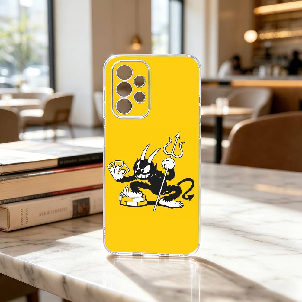 P-Popular C-Cuphead Game  Phone Case For Samsung S25,S24,S21,S22,S23,S30,Ultra,S20,Plus,Fe Transparent Cover