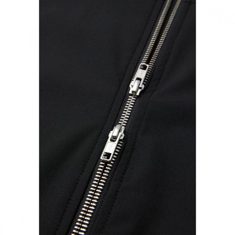 Customellow Black High Neck Light Jacket C9uam26113bkx