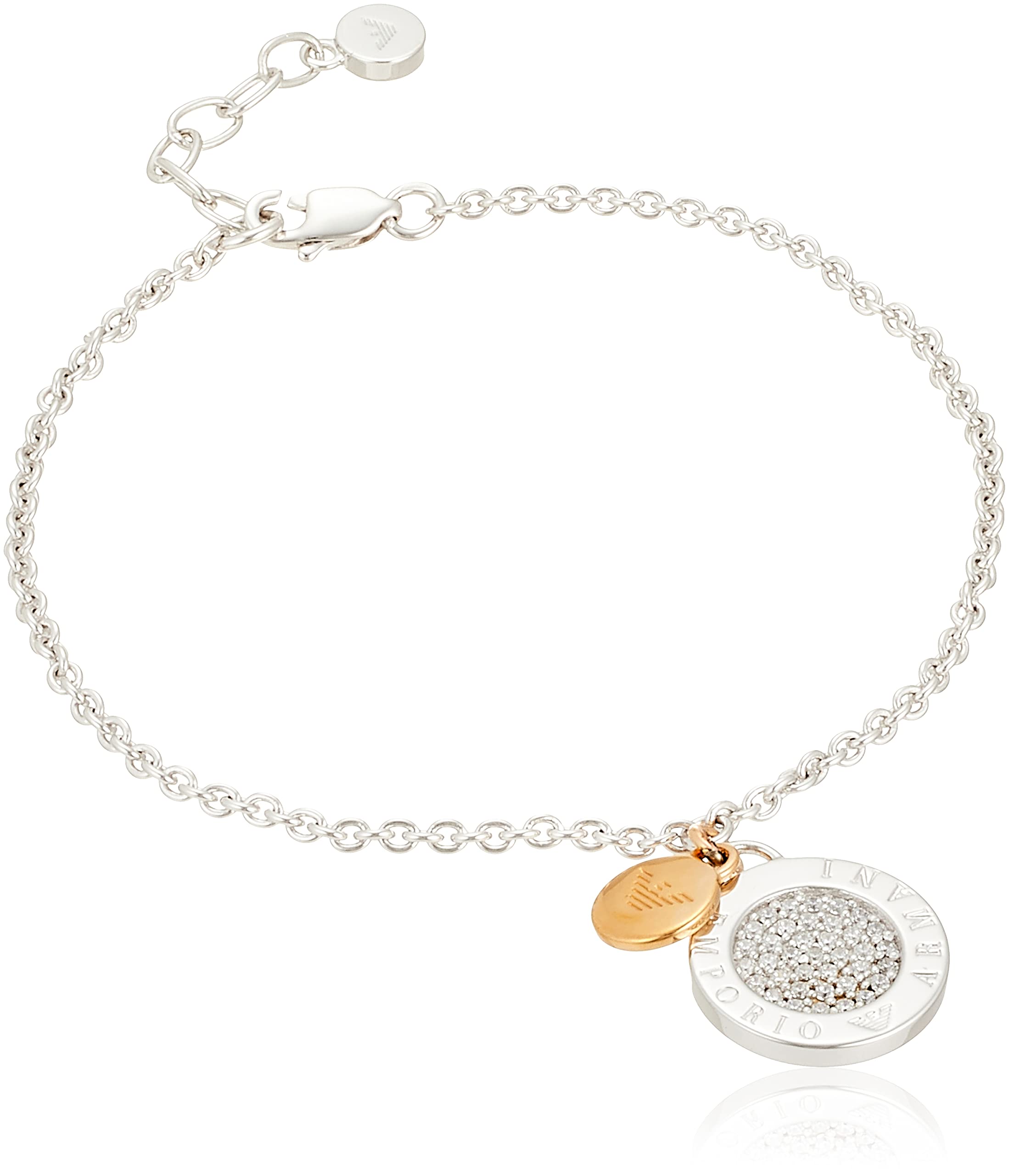 

Женский серебристый браслет Emporio Armani EG3378040