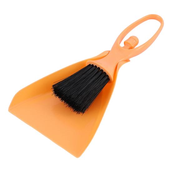 

2Pcs/Set Cleaning Brush Set High-Density Bristles Broom Compact Size Lightweight Dustpan Set Portable