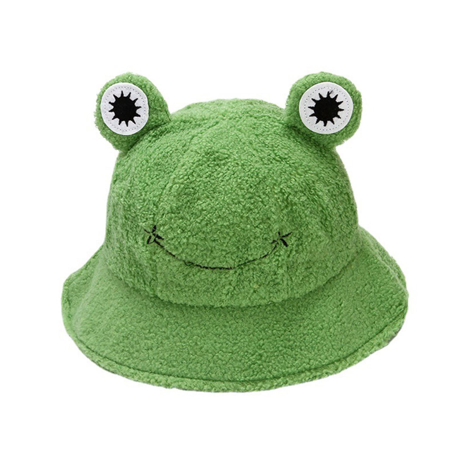 

Bucket Hat for Women Plush Hat Winter Warm Fisherman Fluffy Hats for Girls Suitable for Head Girth 19.7-23.6 Inch 1 зелёный