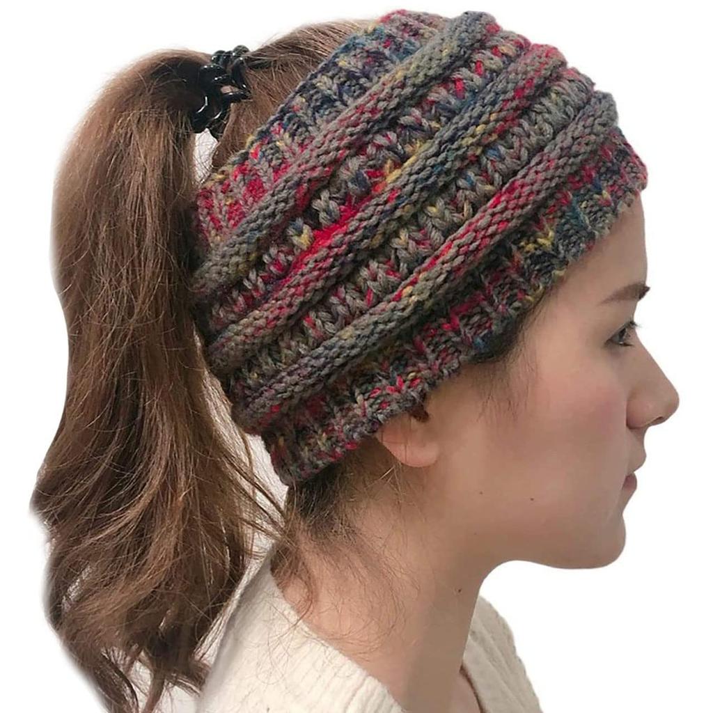 CHROME CRANE CB103 Knit Warm and Warm for Cold Weather Women's (05. Charcoal) Hat, Headband, 2-Way Cap,