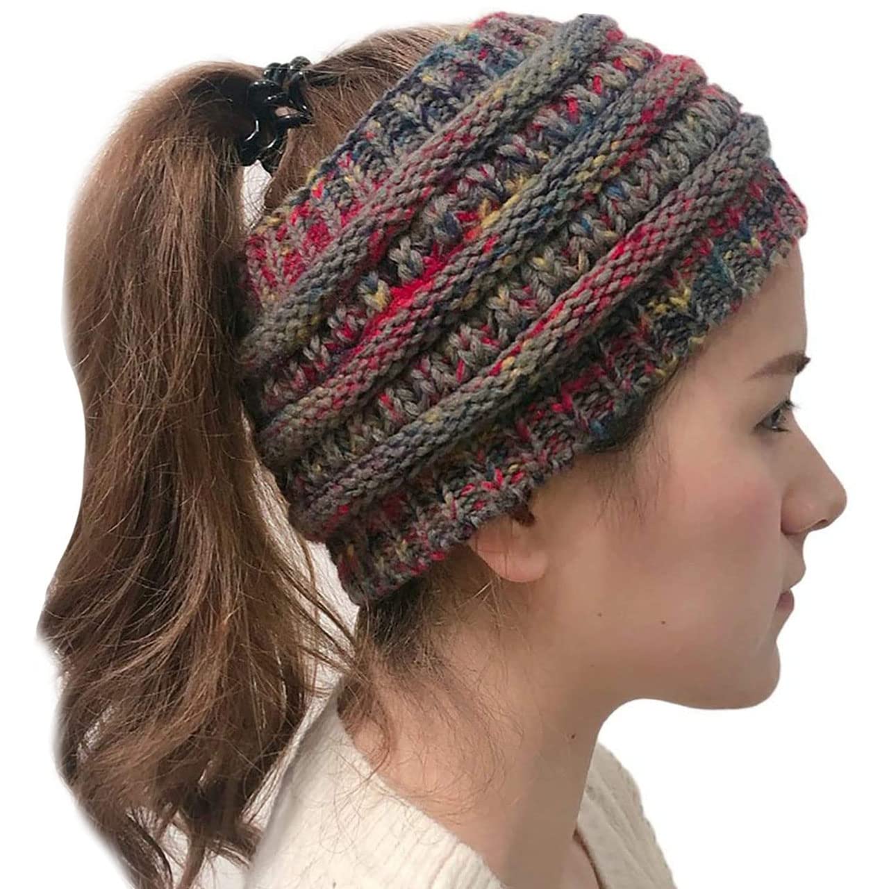 

CHROME CRANE CB103 Вязаный Теплый и Теплый для Холодной Погоды Женский (05. Древесный уголь) Шапка, Повязка на голову, Двусторонняя шапка,