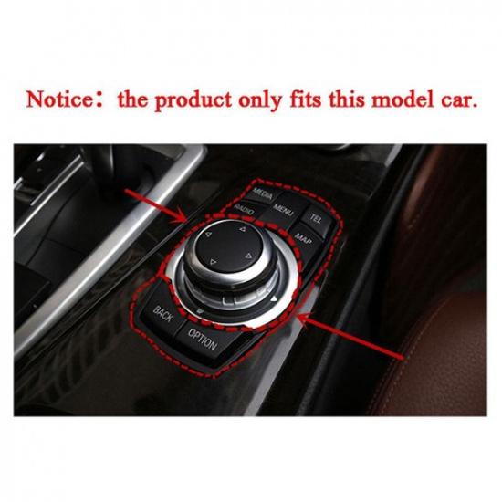 ABS Ceramic Car Central Media Control Knob DIY Trim For BMW F Chassis Small Knob