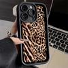 Phone Case for iPhone 17 Air 16E 15 16 Pro Max Fashion Sweet Leopard Print Cover 14 Plus 13 12 Mini Soft Shell Silicone Fundas