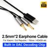 Quality Replacement Cable TYPE C to 2.5mm Cable for H1707 HE400i HE400S Headphones Wire Enjoy Clear Sound DAC Chip