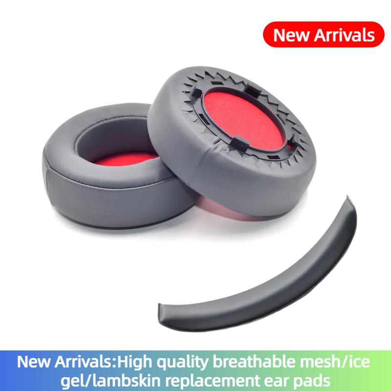 YAYINCC Soft Foam Protein Leather Headphone Ear Pads For Motorola Pulse Escape Wireless Headset Earmuffs Repairing Parts