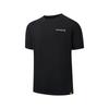 Natural Echo Fashion Comfortable Versatile Short Sleeve T-Shirt Unisex Tops Black SA3259ST42O-BK013