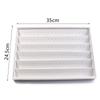 1pc Velvet Jewelry Display Tray Earrings Ring Storage Box Drawer Jewellery Organizers Stackable Jewelry Organizer Boxes