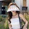 Big Brim Women Sunhat Breathable Bucket Hat Sports Sun Hat Flower Visor Cap  Summer