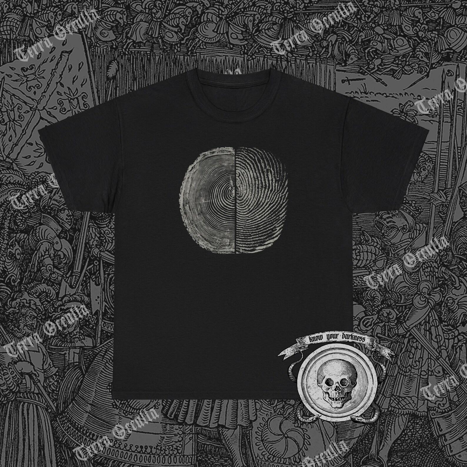 Tree Rings Shirt, Fingerprint, Tree Stump, Nature Lover, Woods L