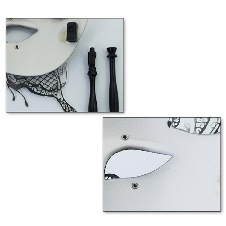 Lightweight Metal Butterfly Mask Handheld Cosplay Face Covering Roleplaying For Easy Costume Changes During Performances