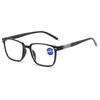High-definition Comfortable Presbyopia Glasses Men's Fashion Anti Blue Light Reading Glasses Black Full Frame Hyperopia Eyewear