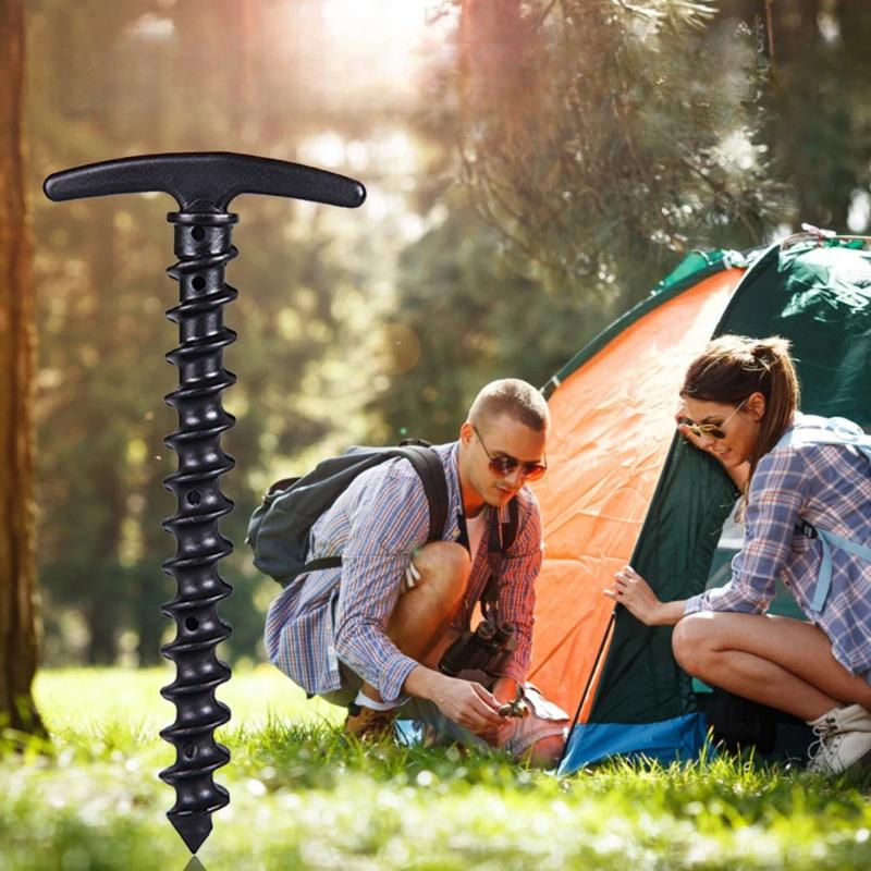10/20/30pcs Tent Pegs Ground Nails Outdoor Camping Peg Screw Anchor Stakes Hiking Tent Pins Windproof Tent Accessories