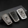 DAYB7 Car Flip Remote Key Fob Case Cover For Skoda Octavia A5 A7 Fabia Superb Kodiaq Karoq Protector Shell Bag Keychain Accessories