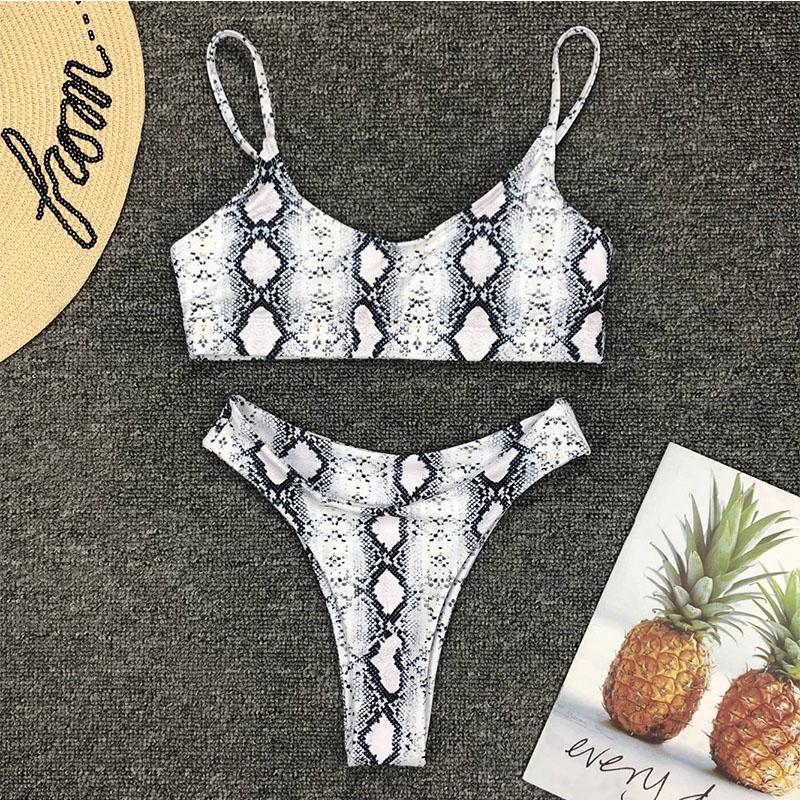 Farger 2025 Sexy Leopard Bikini Dame Badetøy Dame Badedrakt Todelt Bikini sett Brasiliansk Badedrakt Swim