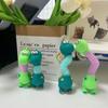 Retractable Dinosaur Retractable Neck Dinosaur Keychain  Schoolbag Pendant