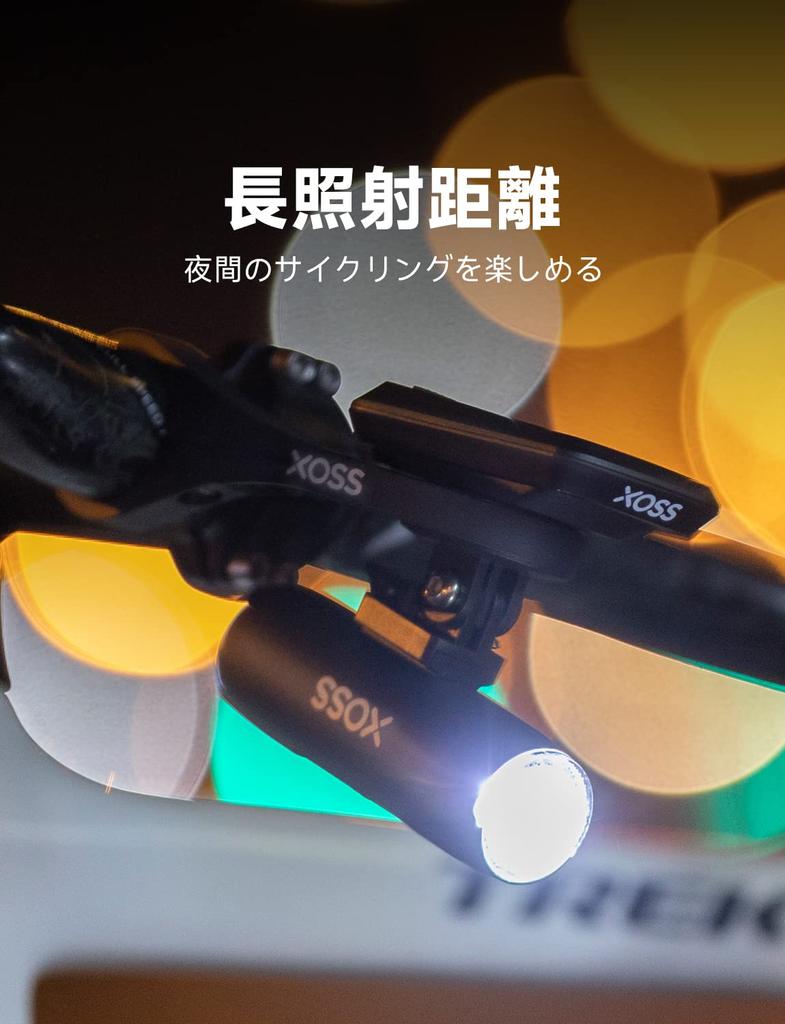 XOSS Bicycle Road Bike USB 400 2200mAh High LED High 5 Dimming Can also be used as a Power Outage Earthquake Night Japanese Instruction Manual