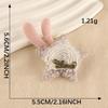 Computer Embroidery Label Decorative Jewelry Cute Plush Bow Hairpin Leather Ring Hair Accessories Accessories Clothing Patch Cloth Label