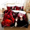 3D Print Anime Tokyo Ghoul Bedding Set Duvet Cover Bed Set Quilt Cover Pillowcase Comforter king Queen Size Boys Adult Bedding02
