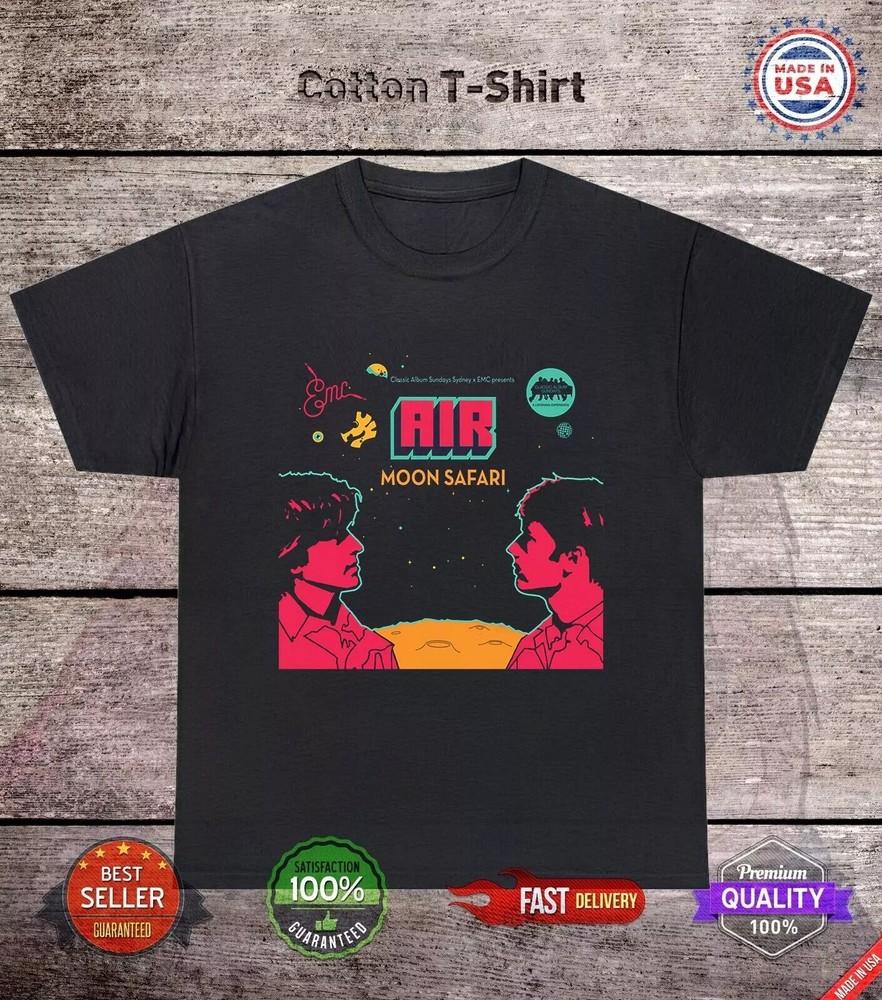 

Air Band Play Moon Safari Classic Album Sunday T Shirt Full Size S-5XL Unisex T-Shirt XXXXL