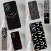 Goth Vampire Bat Gothic Case For OPPO Reno 4Z 5Z 8T 10 11 Pro 11F 5 6 7 8 Lite OPPO Find X5 X6 Pro X2 X3 Neo Cover