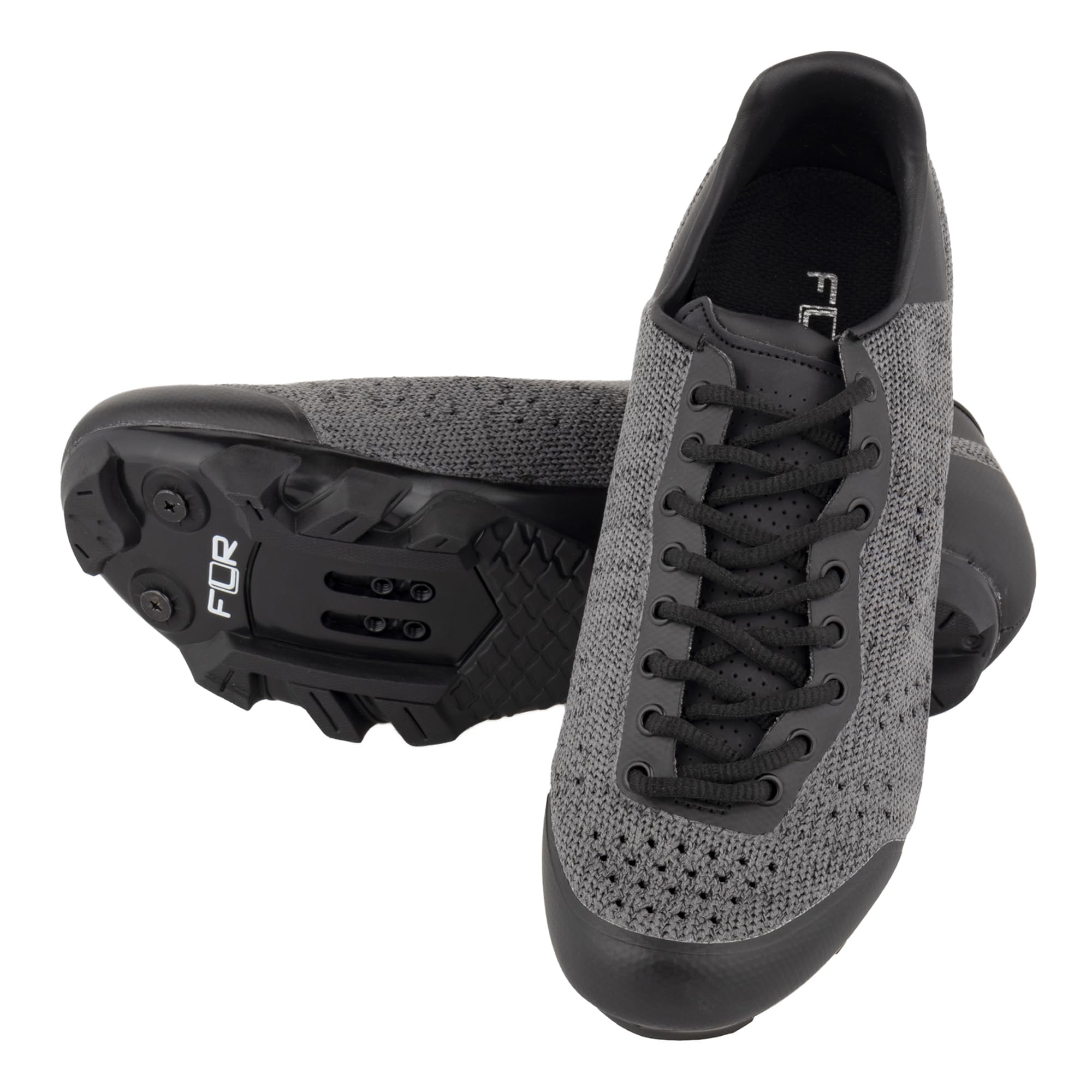 FLR Shoes F-55 Knit Shoelaces 36 (23.0 cm) gray серый