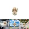 Acrylic Angel Car Interior Decor Pendant For Stylish Vehicle Accessories