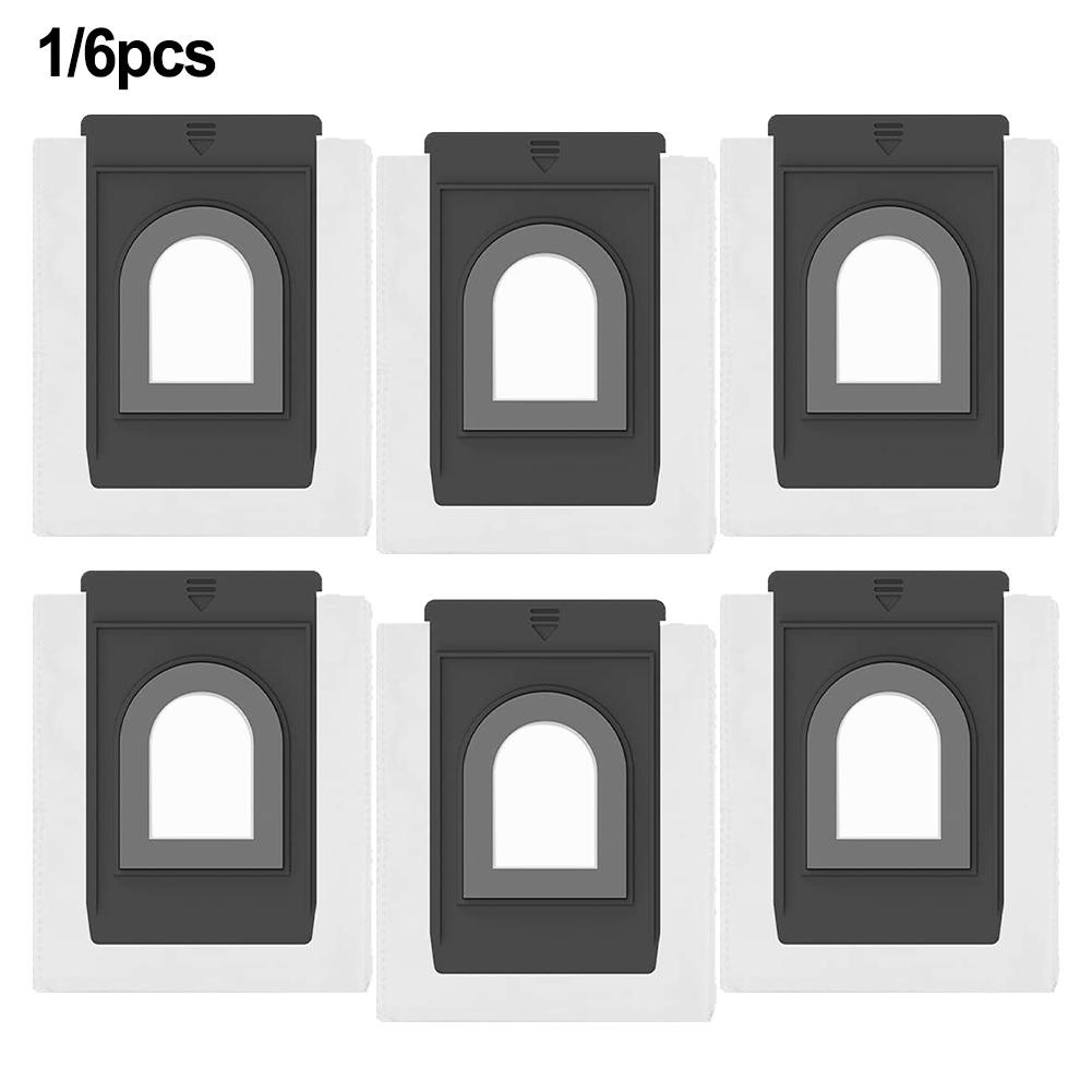 High Quality Practical Dust Bags Trash Bag Cordless Self-Empty Bag Vacuum Cleaner 1/6pcs For Pros Cenic S3 For Ultenic