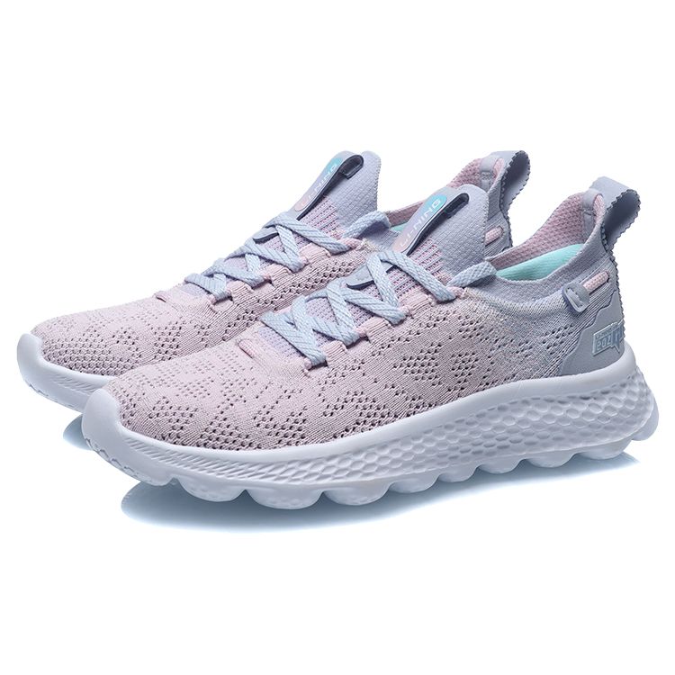 Li Ning EazGO Comfortable Series Lightweight Breathable Sports Shoes Women Sneakers Blue Pink ARER030-3