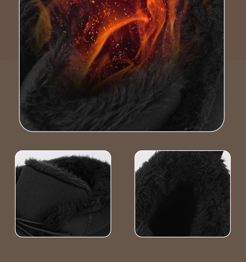 Waterdichte Antislip Katoen Sneeuwlaarzen: Met fluweel gevoerde, verdikte outdoor wandelschoenen voor dames & koppels