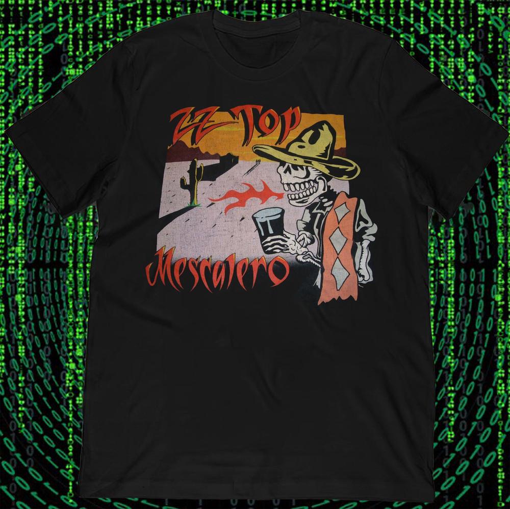 ZZ Top Mescalero 2003 Beer Drinker USA Tour Rock Band Sz 234XL  CG189 Unisex T-Shirt XXXL