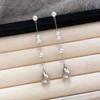 2026 New Water Droplet Imitation Pearl Tassel Earrings for Women Girls Elegant Fashion Long Dangle Earrings Jewelry Accessories