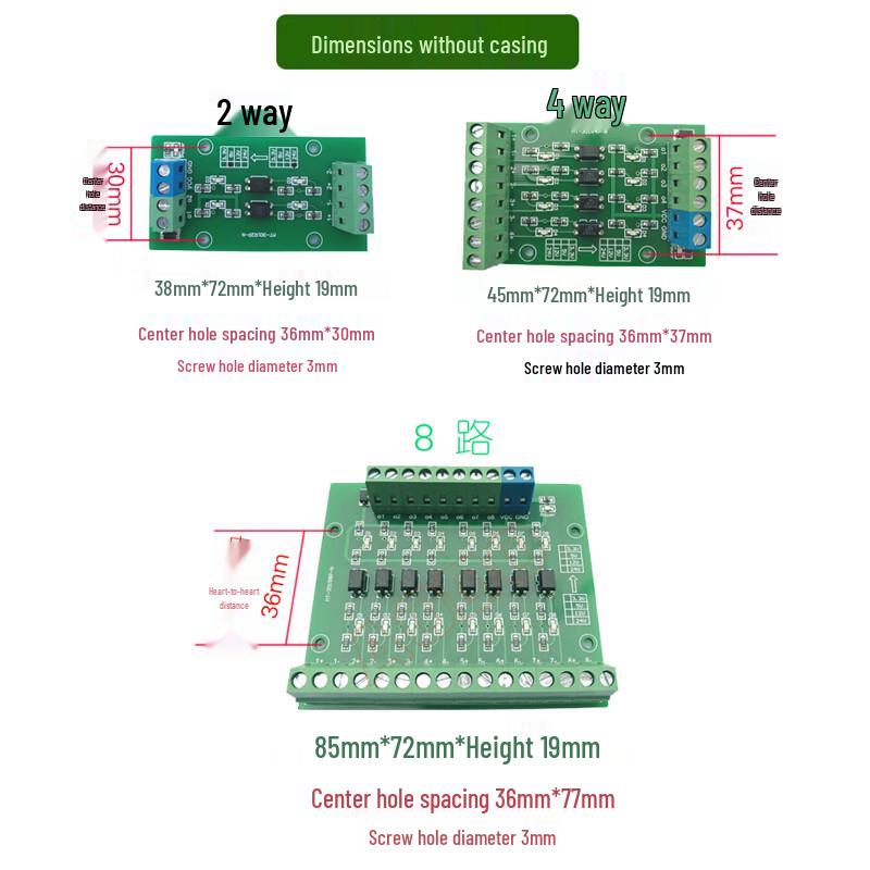 FUWEISHENG Photoelectric Isolation Optocoupler Voltage Level Converter Board