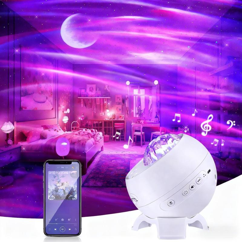 Northern Lamp Projectors Light Night Galaxy Starry Sky Night Lamp Aurora Galaxy Projector Lighting Decoration Home Projector