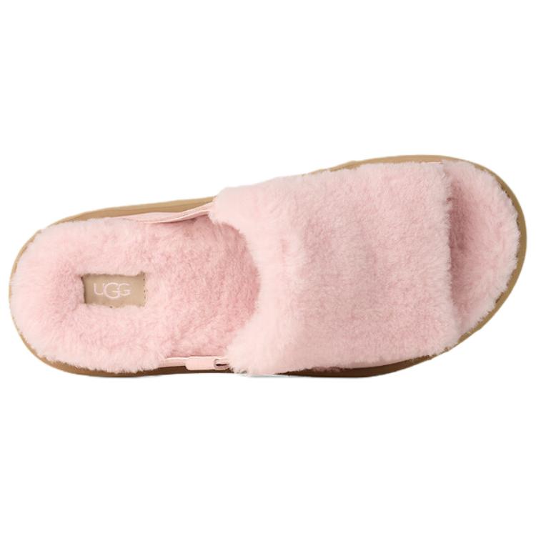 UGG Leisure Fashion Comfortable Thick Sole Open Toe Slippers Women Slippers Light-Rose 1174551-RTT