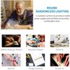 3 Colors LED Magnifying Glass  72LED 8X/10X NEW Illuminated Magnifier USB for Soldering Iron Repair/Table Lamp/Skincare Beauty