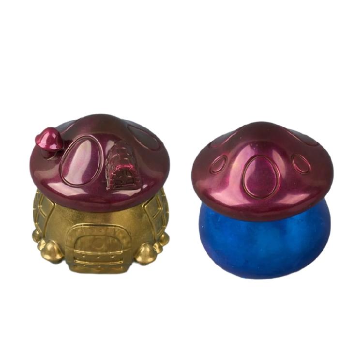 Mushroom House Resin Jar Silicone Molds with Lid Silicone Candle Holder Silicone Molds for Jewelry Jar Handmade Craft