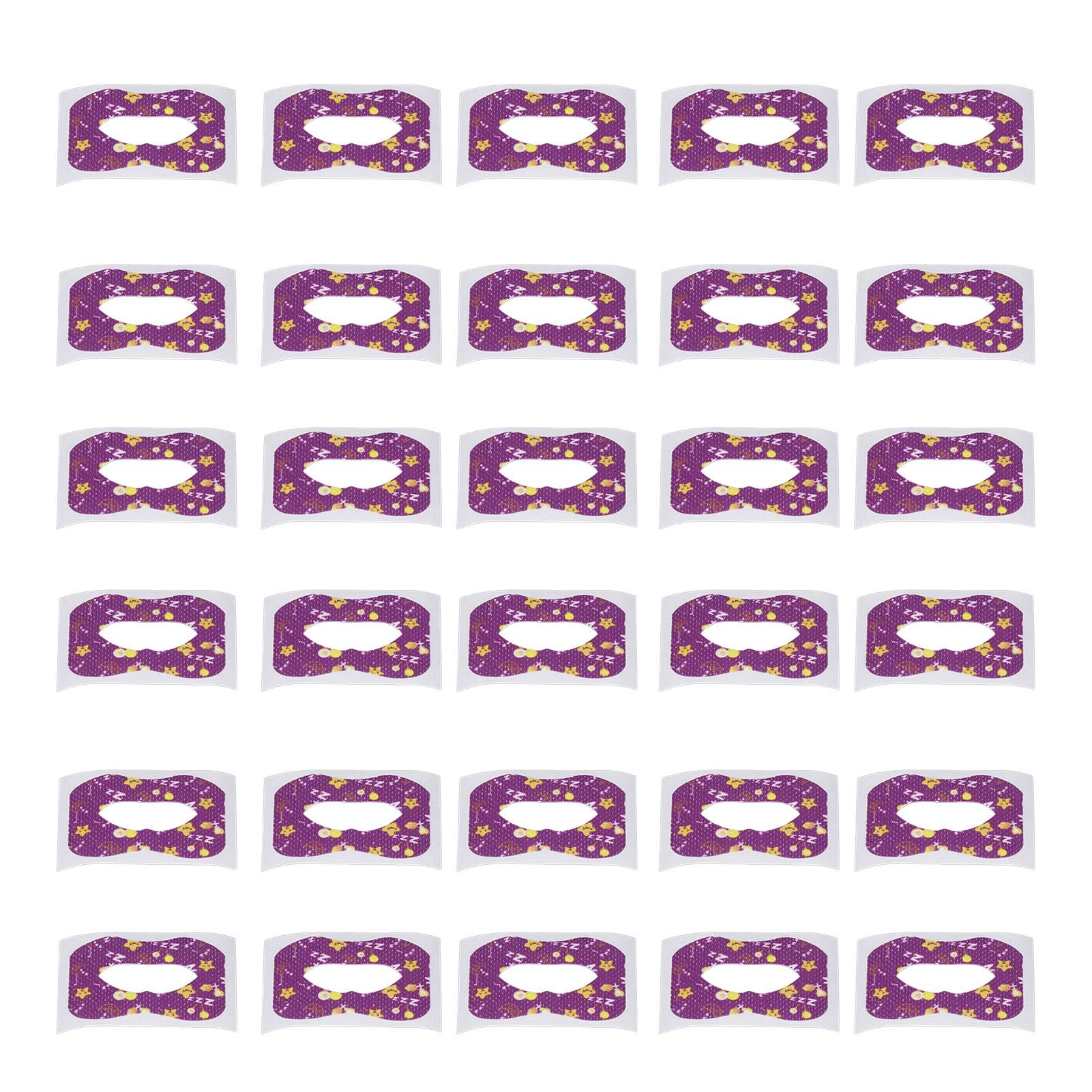 

30 шт. Сон Лента для рта Тренировка дыхания Нежная Улучшает сон Физическая Ультратонкая Храп Рот фиолетовый