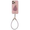 Cute Eggplant Bracelet Suitable for Apple 17 Mobile Phone Case 15promax Korean Style Iphone14 Three Dimensional 13 Silicone 16