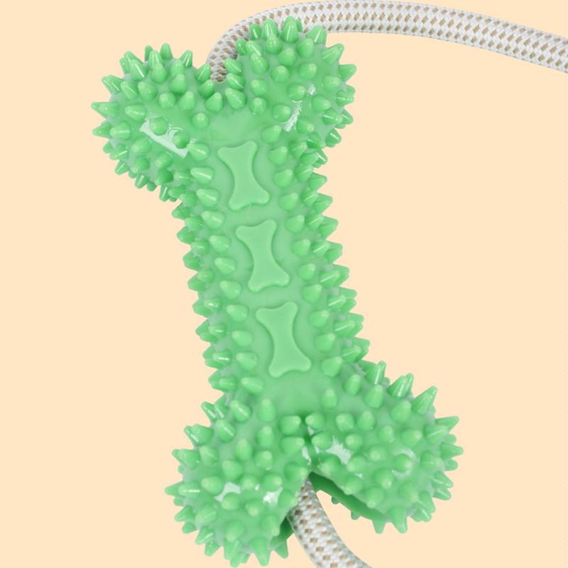 Durable Suction Cup Puppy Chew Elastic Bite Resistant Pet Interactive Wear-resistant TPR Pet Molar Bite Pet Supplies