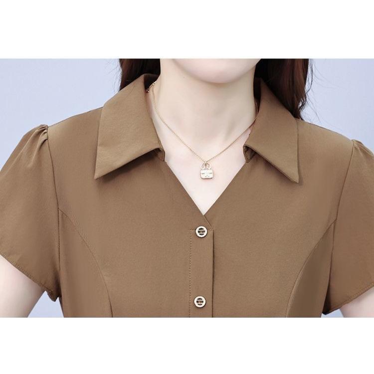 Fashion Summer Stretch Dress Elegant Slimming Midi Wrap Waist Flowy Dress