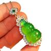 Full Green Yang Green Natural Agate Green Chalcedony Pendant Female Real Shot Fidelity