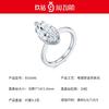 Womens Stackable Rings Irregular Moissanite Fashion OL Jewelry Non-Fading Fine Craft