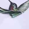 M-Modern-8 Large Beautiful Humming Bird Static Cling Window Stickers Hummingbird Anti Collision Bird Strike Window Stickers