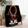 1pc Blanket Jul  Rapper Print Design, Lightweight Blanket for Sofa, Bed- Soft &Warm, Gift for All Seasons Like Christmas, Halloween